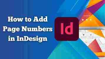 How to Add Page Numbers in InDesign