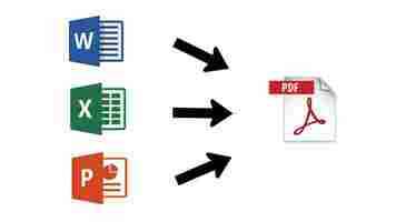 How to convert files into pdf