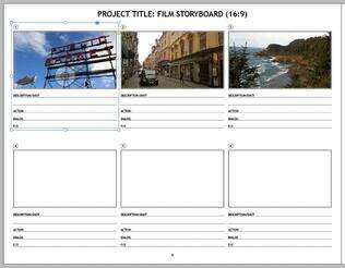 InDesign Template of the Month: Storyboard