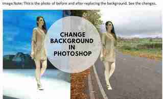 Change Photo Backgrond in Photoshop using Photoshop CS5